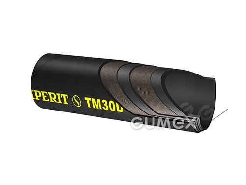 Hadica pre oleje a pohonné hmoty TM30 D, 19/29mm, 10bar, NBR/SBR-EPDM, 2x medené lanko, -40°C/+90°C, čierna